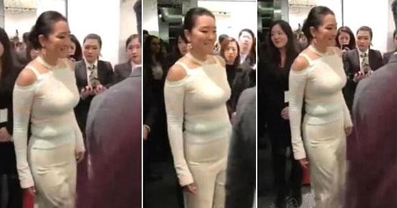 Đại mỹ nhân Củng Lợi phát tướng, lộ vòng eo ngấn mỡ-1