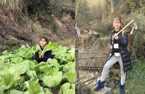 Góc đáng yêu của sao Hoa ngữ sau những lung linh: Triệu Lệ Dĩnh lấm lem bùn đất, Hồ Ca xắn tay áo nấu cơm-6