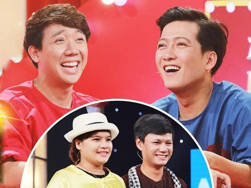 Trấn Thành cười ngất vì màn bắt cóc cô lao công bá đạo lên sân khấu-1