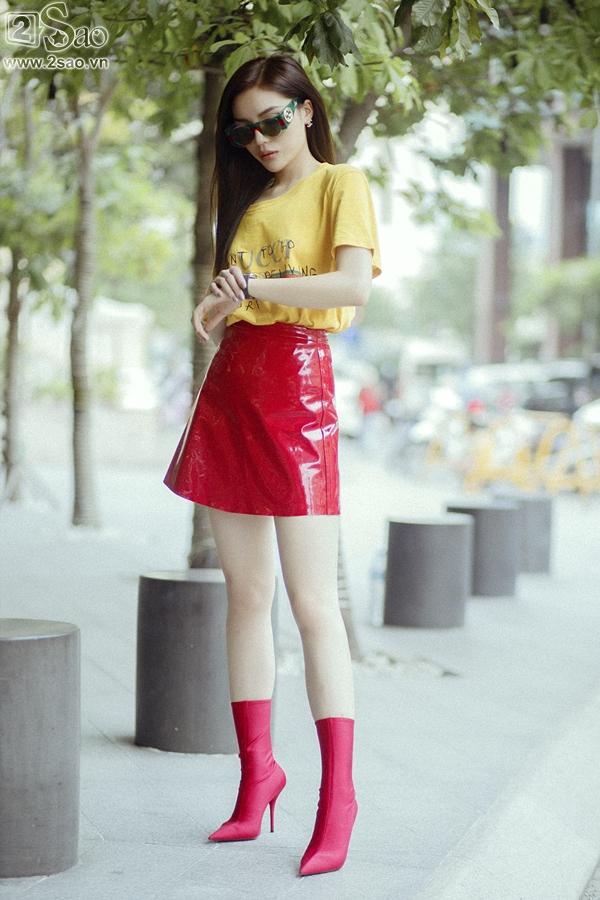 Muốn mặc màu chói mà không lóa, hãy học cách Kỳ Duyên đang áp dụng thành công-4