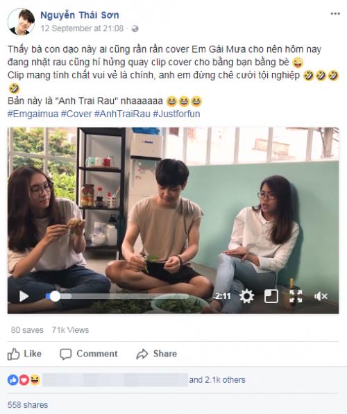 Chân dung hot boy điển trai, đa tài cứ ra cover là hút trăm nghìn lượt xem-2