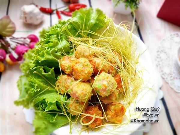 Chả tôm thịt nhân phô mai chiên giòn rụm bé nào cũng mê-9