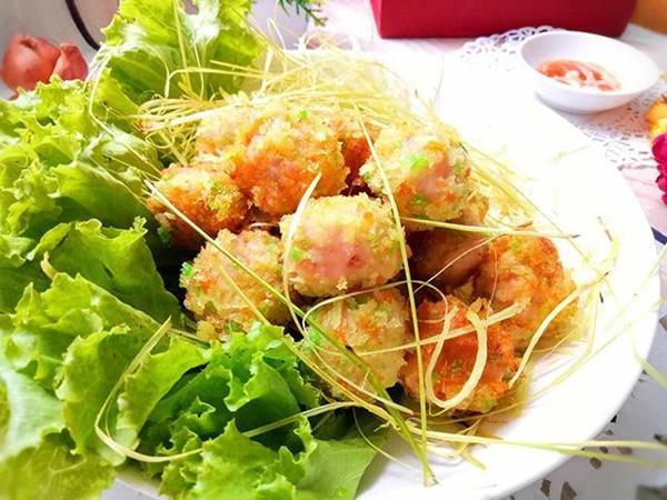 Chả tôm thịt nhân phô mai chiên giòn rụm bé nào cũng mê-12