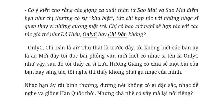 Lời đá xoáy sát thương nhất khi ca sĩ nhắc đến đồng nghiệp: Tôi không biết cô/anh ấy là ai!-1