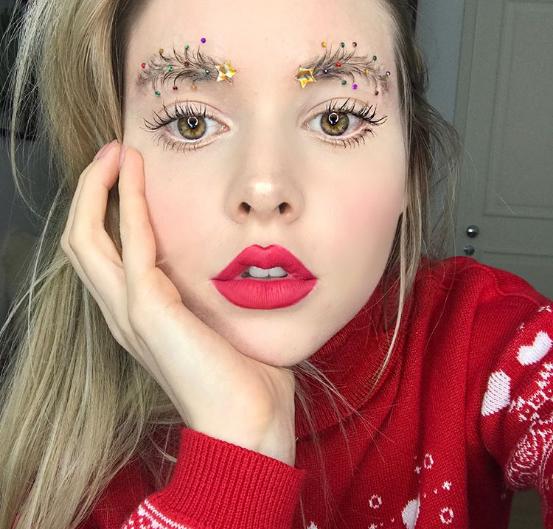 Giáng sinh nổi bần bật với muôn kiểu lông mày chuẩn xu hướng-6