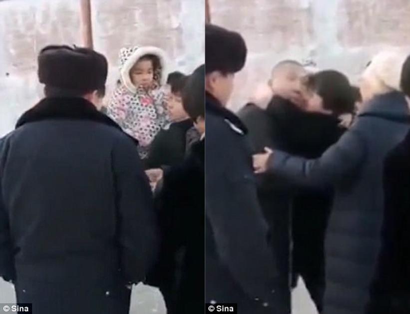 Không biết bố sắp bị tử hình, con gái nhỏ tươi cười vẫy tay tạm biệt bố yêu-1