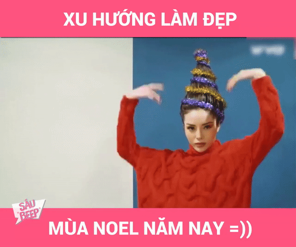 Hưởng ứng Giáng sinh, hoa hậu Kỳ Duyên biến hóa tóc theo trend cây thông Noel sành điệu-4