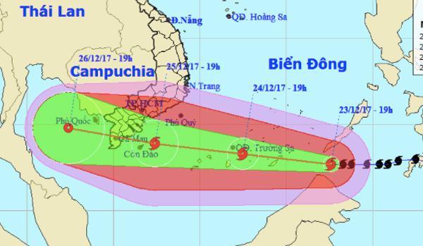 Thời tiết 24/12: Bão giật cấp 15, miền Bắc thêm khí lạnh-1