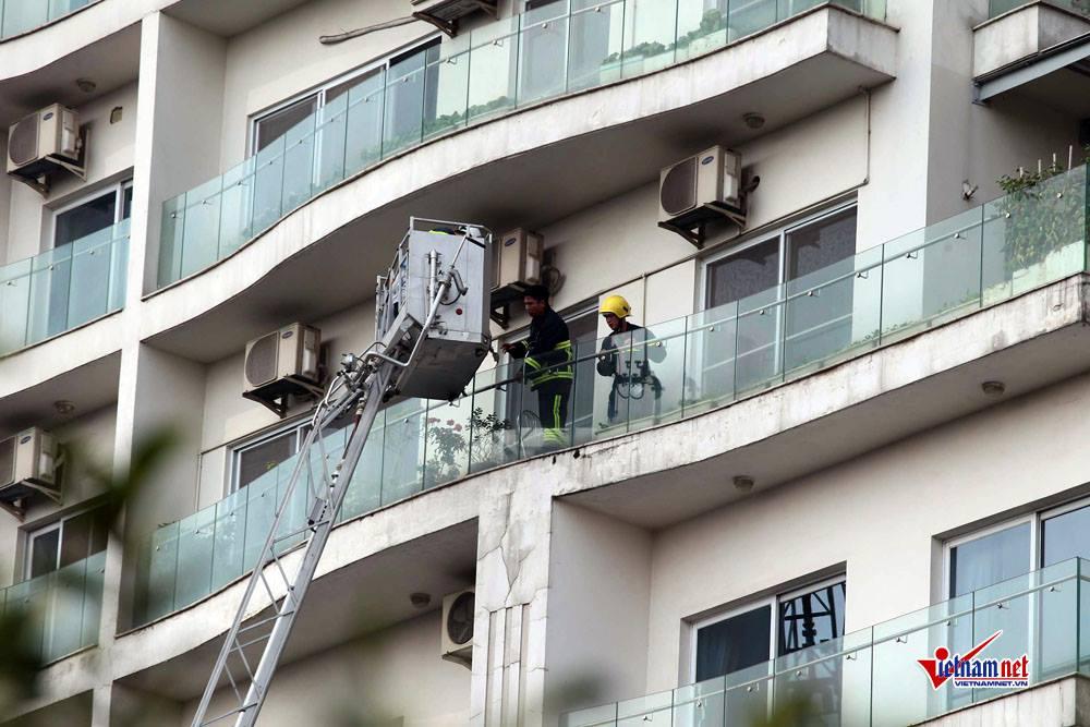 Hà Nội: Cháy tầng 25 tòa chung cư trên phố Hoàng Hoa Thám-11