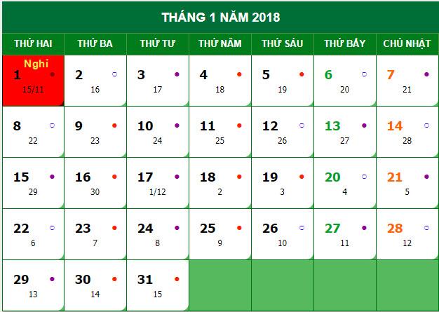 Lịch nghỉ Tết Dương lịch 2018 chính thức của học sinh tại Hà Nội-2