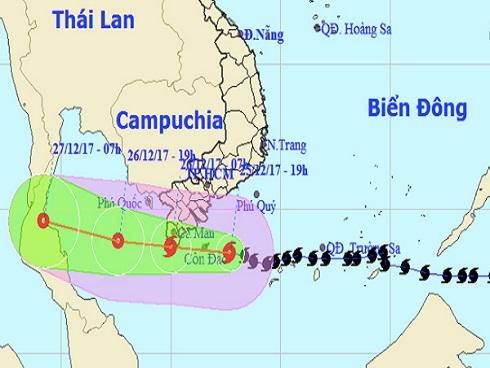 Bão Tembin yếu thành áp thấp, mưa to khắp Trung, Nam Bộ