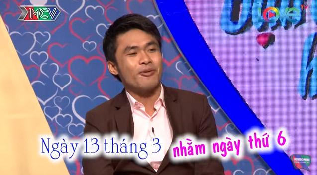 Anh chàng tự nhận mình số nhọ, sinh đúng thứ 6 ngày 13 nên mới ế trong Bạn muốn hẹn hò-3