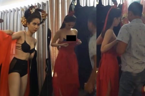 Những mỹ nhân Việt thản nhiên trút bỏ xiêm y trước mặt đồng nghiệp nam-2