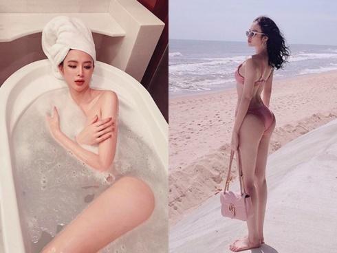 Cuồng khoe thân nhất Vbiz 2017, Angela Phương Trinh: Mặc cũng như không!