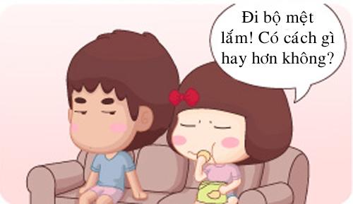 Những cách giảm béo không đụng hàng của  hội chị em-2