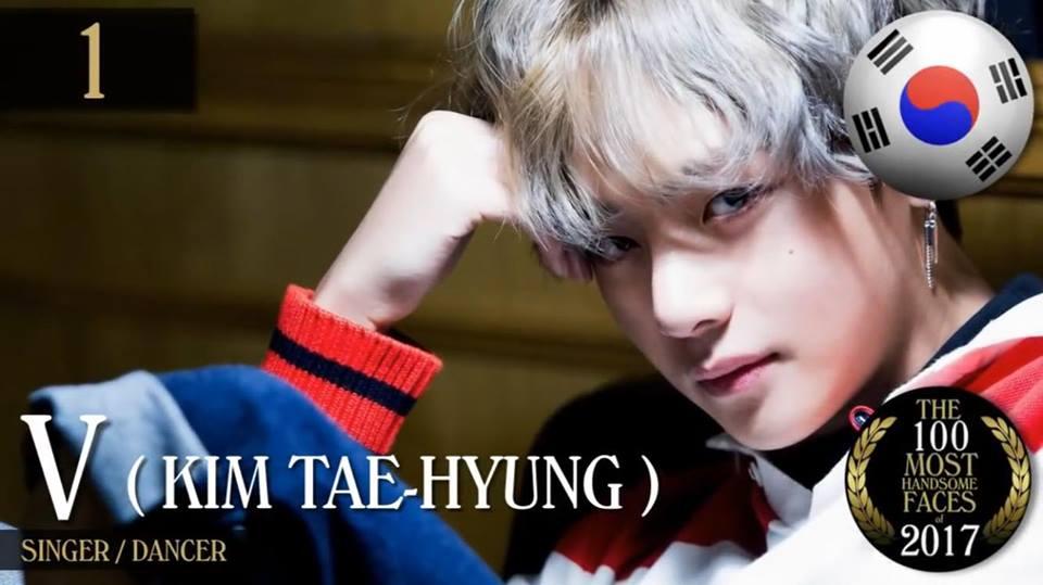 V (BTS) vượt mặt loạt mỹ nam đứng hạng 1 danh sách Top 100 gương mặt đẹp nhất thế giới-1
