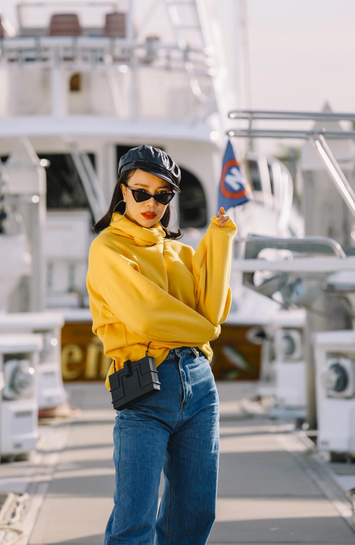 Tạm xa hình ảnh bánh bèo, Trà Ngọc Hằng lên đời phong cách lạnh lùng chất phát ngất-1