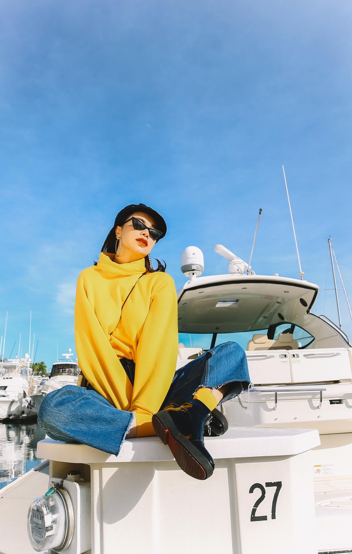 Tạm xa hình ảnh bánh bèo, Trà Ngọc Hằng lên đời phong cách lạnh lùng chất phát ngất-2