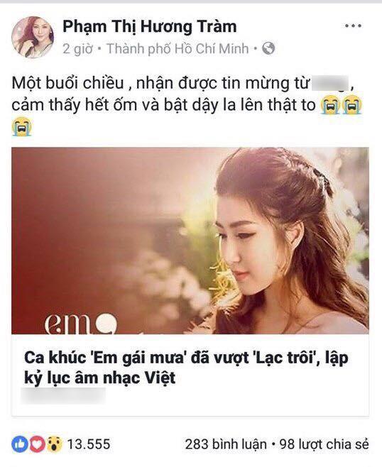 Lê Âu Ngân Anh, Hương Tràm khép lại một năm cũ đầy biến động bằng những tai nạn nhớ đời-1