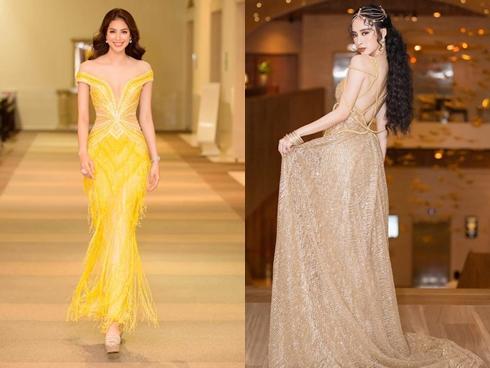 Đây là những chiếc váy ánh kim lộng lẫy nhất thảm đỏ Vbiz năm 2017