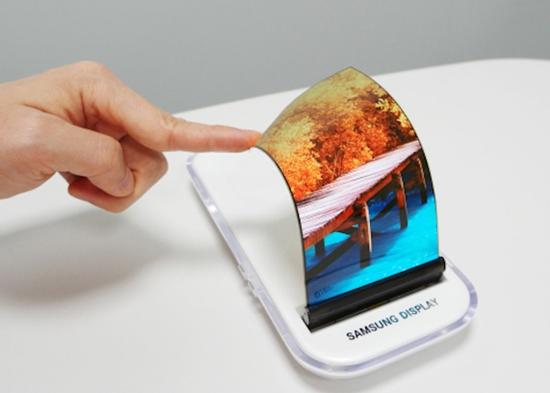 Samsung nộp bằng sáng chế màn hình hiển thị có thể cuộn lại