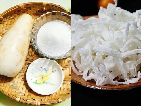 Cách làm mứt củ cải mát ngọt, trắng ngần đổi vị ngày Tết