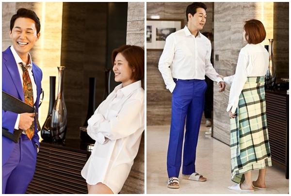 Muôn kiểu chống rét độc nhất vô nhị của sao Hoa - Hàn trên phim trường-5