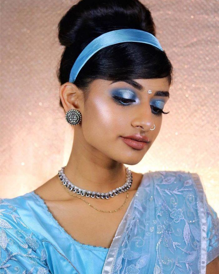 Cô gái hóa thân thành công chúa Disney phiên bản Ấn Độ-3