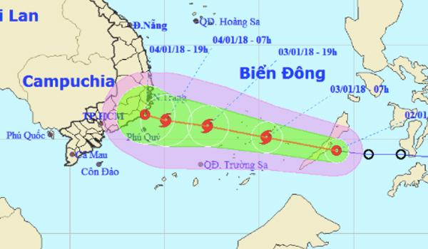 Áp thấp mạnh thành bão số 1, miền Bắc mưa phùn-1