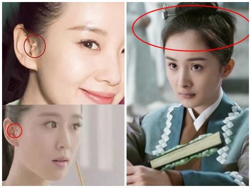 Bóc mẽ nhược điểm của sao Hoa ngữ: Dương Mịch bị hói, Lưu Thi Thi lộ dị tật tai