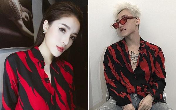 Kỳ Duyên và Sơn Tùng vừa có màn đụng hàng bất chấp giới tính khi cùng diện một mẫu áo dành cho nữ-4