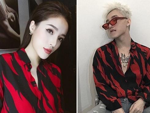 Kỳ Duyên và Sơn Tùng vừa có màn đụng hàng 'bất chấp giới tính' khi cùng diện một mẫu áo dành cho nữ