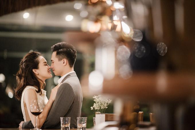 Trọn bộ ảnh cưới ngập cảnh khóa môi của nàng hậu Trần Tố Như và hot boy cảnh sát-5