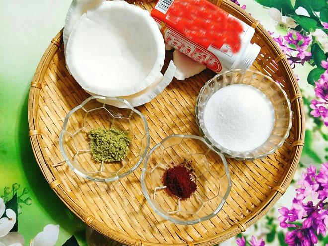Tự làm mứt dừa viên 3 màu béo bùi, giòn ngọt đón xuân-2
