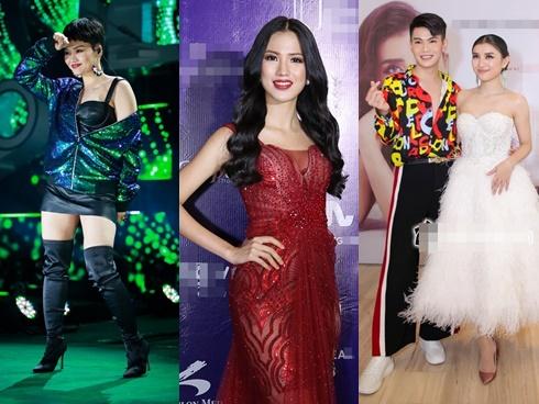 Thúy Nga hóa nàng ngỗng lạc quẻ - Mỹ Tâm mặc tone hồng sến sẩm lọt top sao xấu tuần qua-11