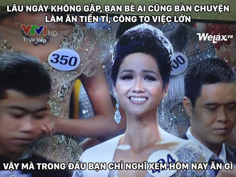 Đăng quang Hoa hậu Hoàn vũ, H’Hen Niê vượt mặt Hoàng Thuỳ thành thánh ảnh chế-7