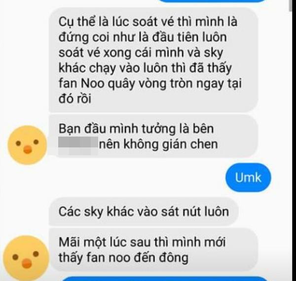 Xôn xao fan Noo tạo hàng rào cô lập, sẵn sàng gây chiến với FC khác trong đêm nhạc-4