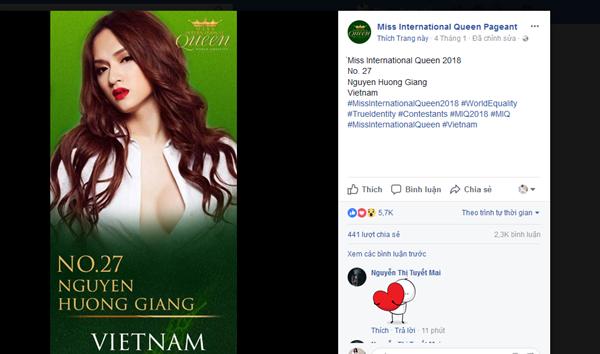 Hương Giang Idol xác nhận dự thi Hoa hậu Chuyển giới Quốc tế 2018-1