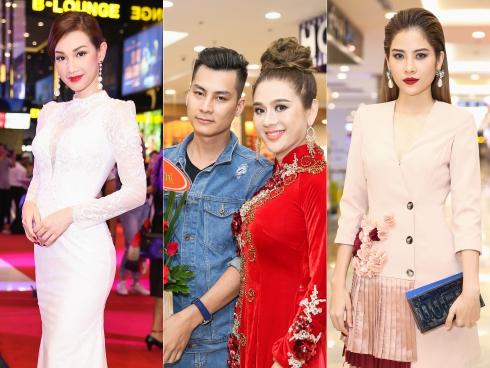 Lâm Khánh Chi diện áo dài đỏ rực nhưng 'lạc quẻ' ở sự kiện