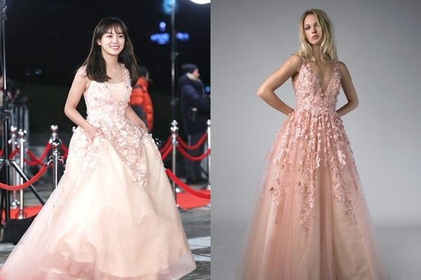 Bóc giá loạt váy áo lộng lẫy trên thảm đỏ của dàn mỹ nhân xứ Hàn-1