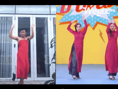 Hết nhái Chi Pu, 9X Quảng Nam lại gây bão khi cover điệu nhảy trong Cô Ba Sài Gòn-2