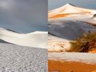 Lần thứ 3 trong 37 năm, tuyết lại phủ kín sa mạc Sahara