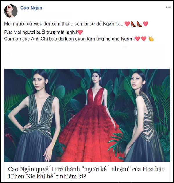 Mẫu cò hương Cao Ngân gây sốt với phần thi ứng xử cực lầy tại Hoa hậu Hoàn vũ Việt Nam 2019-3