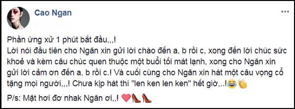 Mẫu cò hương Cao Ngân gây sốt với phần thi ứng xử cực lầy tại Hoa hậu Hoàn vũ Việt Nam 2019-5