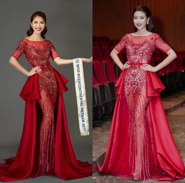 Tường Linh khiến fan lo lắng khi liên tục chọn váy cũ của Hà Hồ để lên đường thi thố nhan sắc-10