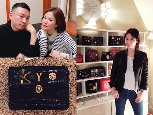 Chọn túi hiệu có gắn tên mình, Song Hye Kyo chẳng sợ 'đụng hàng' ai