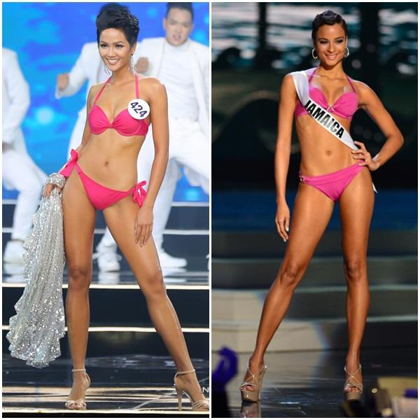 Đứng cạnh Á hậu Hoàn vũ Thế giới, HHen Niê bên 10, bên 8 đẹp chẳng kém bản chính-6