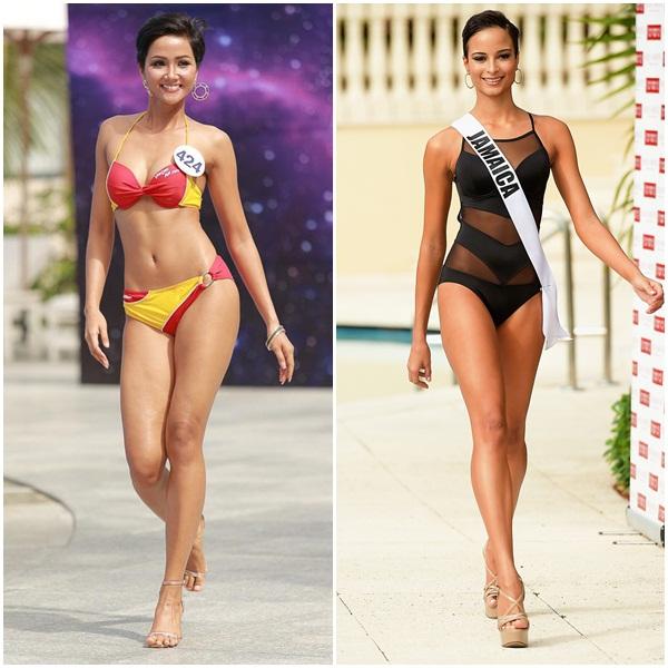 Đứng cạnh Á hậu Hoàn vũ Thế giới, HHen Niê bên 10, bên 8 đẹp chẳng kém bản chính-9