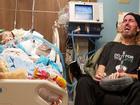 Người ông bật khóc nhìn cháu gái đau đớn vì ung thư: Bức ảnh khiến hàng triệu người rơi lệ