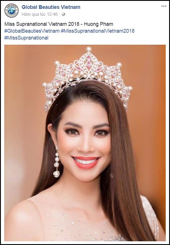 Rộ thông tin hoa hậu Phạm Hương đại diện Việt Nam thi Miss Supranational 2018-2